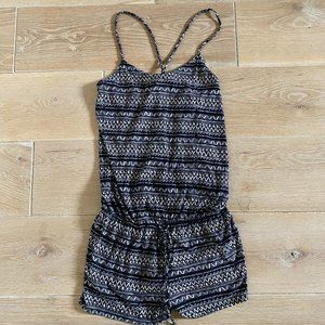 Target Black and White printed summer Romper